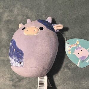 Squishmallows Lavender & Purple Cow Marzio Plush